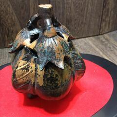 茶道具 香炉 三茄子 ナス型 高岡銅器 置物 【h251126007】の画像