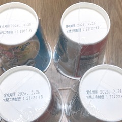 食品セット カップラーメン、カレーの画像