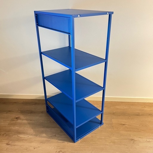 オープンシェルフブルー (yukimang) 中井の収納家具《棚、シェルフ》の