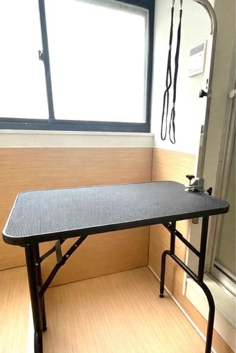 プチリュバン アーム付 トリミングテーブル トリミング台 小型犬 中型犬