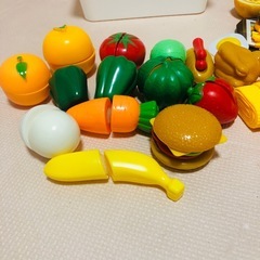 おままごと　おもちゃ　キッチン　食材　アイス　野菜　ハンバーガーセットの画像