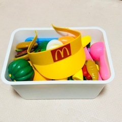 おままごと　おもちゃ　キッチン　食材　アイス　野菜　ハンバーガーセットの画像