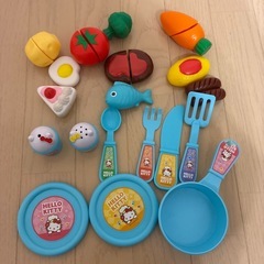 ハローキティ りょうりもリズムもつくっちゃお！ リズムでキッチン おままごと  ごっこ遊びの画像