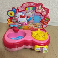 ハローキティ りょうりもリズムもつくっちゃお！ リズムでキッチン おままごと  ごっこ遊びの画像
