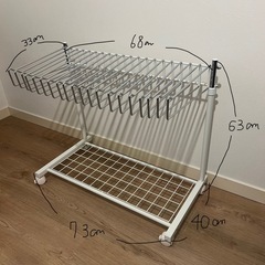 パンツハンガーラックの画像