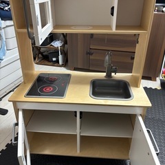 IKEA(イケア) DUKTIG 29874534 ミニキッチン, バーチ材合板, ホワイトの画像