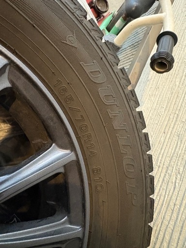 165/70R14 アルミ付きスタッドレスタイヤ 4本セット
