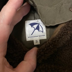 中ボア付きジャケット　サイズMの画像