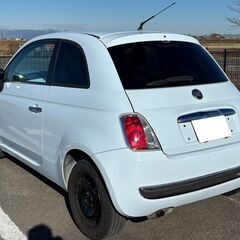 12月内に名義変更できる方 車検あり FIAT フィアット500 ライトブルー 1.2 8V ポップ ETCの画像
