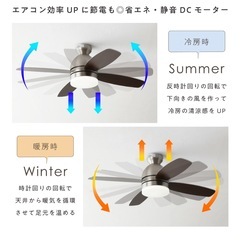 【未使用・組立済み】シーリングファンの画像