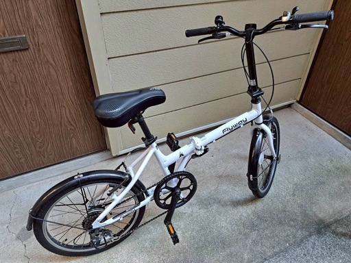 お取引1/21マデ！【数回のみ使用】折りたたみ自転車　アルミ