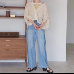 カスタネ　サイドラインデニム　サイズ1の画像