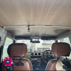 ジムニーja22天井パネル内張 ⑥オーク テクスチャリングの画像