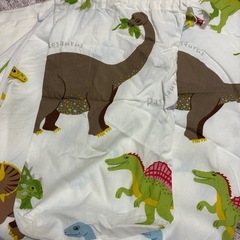 シングル用　布団カバー　掛け布団　　枕カバーセット　恐竜の画像