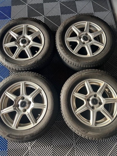 バリ山　175/65R14  VRX3  4本　ホイールセット