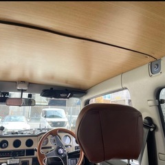 ジムニーja22天井パネル内張 ⑤スカイブルー テクスチャリンの画像