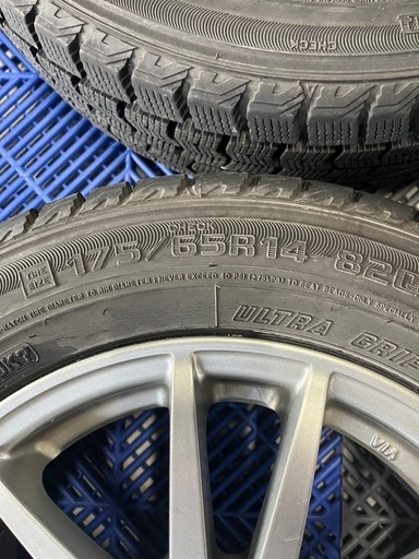 バリ山　175/65R14 グッドイヤー　アイスナビ　4本　ホイールセット