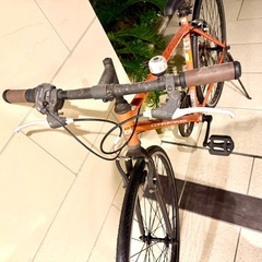 パンクあり🚲クロスバイクの画像