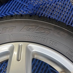 155/65R13 G5 バリ山 4本　ホイールセットの画像