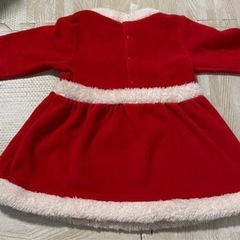 サンタ風ドレス　100cmの画像