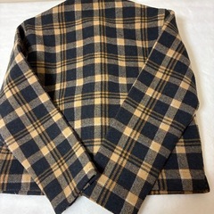 黒と黄色のはっきりとしたチェックのジャケット
の画像
