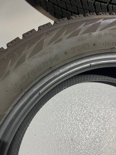 155/65R14 VRX2  4本　タイヤのみ