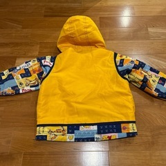 【双子】Disney プーさん　スキーウェア　100 2着セットの画像