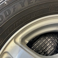 145/80R13 アイスナビ　バリ山　4本　ホイールセットの画像