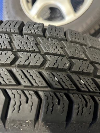 145/80R13 アイスナビ　バリ山　4本　ホイールセット