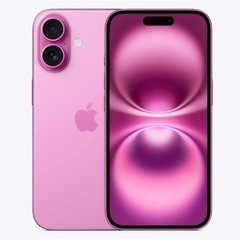 iPhone 16 128GB ピンク au版のSIMフリーの画像