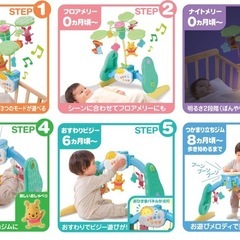 ディズニーベビー 6WAYジムにへんしんメリーの画像