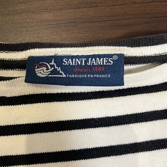 SAINT JAMES セントジェームス ウェッソン ボーダー 長袖シャツの画像