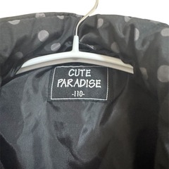 CUTE PARADISE ドット柄中綿コートの画像
