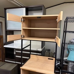 モカ⭐️食器棚　キッチンラック　収納棚　の画像