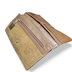 BORBONESE 長財布 ベージュの画像