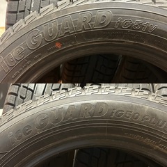 2021年　215/60R17 バリ溝YOKOHAMAアイスガードの画像