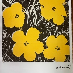 アンディウォーホル 花 フラワー リトグラフの画像