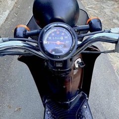 ●HONDA ホンダ Today トゥデイ 原付 AF61 50㏄ スクーター 書類有 ガソリンエンジン 通勤 通学 黒 車体 現状品の画像