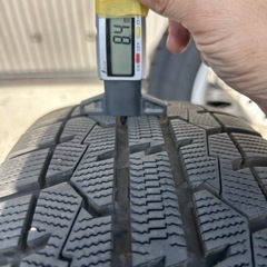 純正ナット付　トヨタ プリウス　純正　ホイール　15×6.5J ＋40 5H-100 トーヨー　オブザーブ　ガリット　GIZ 195/65R15 91Q 2023年製　スタッドレス  の画像