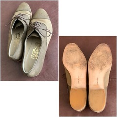 サルバトーレフェラガモ【22㎝位】トラッドシューズ☆クリーニングお手入れ済5H24の画像