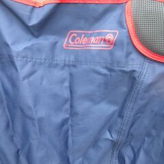 coleman コールマン　折りたたみ椅子２個セット　アウトドアチェア　ネイビーメッシュタイプの画像