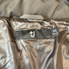 ユニクロ　ジルサンダー　ダウンジャケット　3XL カーキの画像