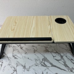 2スペースローデスク ナチュラルウッド調の画像