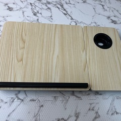 2スペースローデスク ナチュラルウッド調の画像