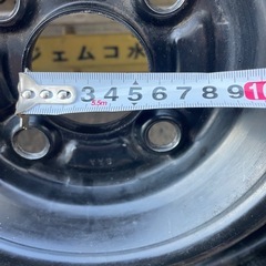 中古 スタッドレス 175/65R14 フリード純正？ホイール ホイールキャップ付き の画像