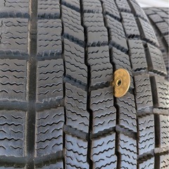 中古 スタッドレス 175/65R14 フリード純正？ホイール ホイールキャップ付き の画像