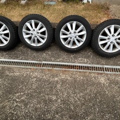 ダイハツ純正アルミホィール、冬タイヤの画像