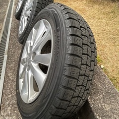 ダイハツ純正アルミホィール、冬タイヤの画像