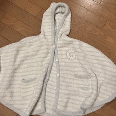 ジェラートピケポンチョ（未使用）ベアフットカバーオール、ベビーカー雨避けなどの画像