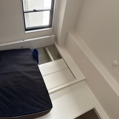 ベッドフレーム　マットレス　セミダブルの画像